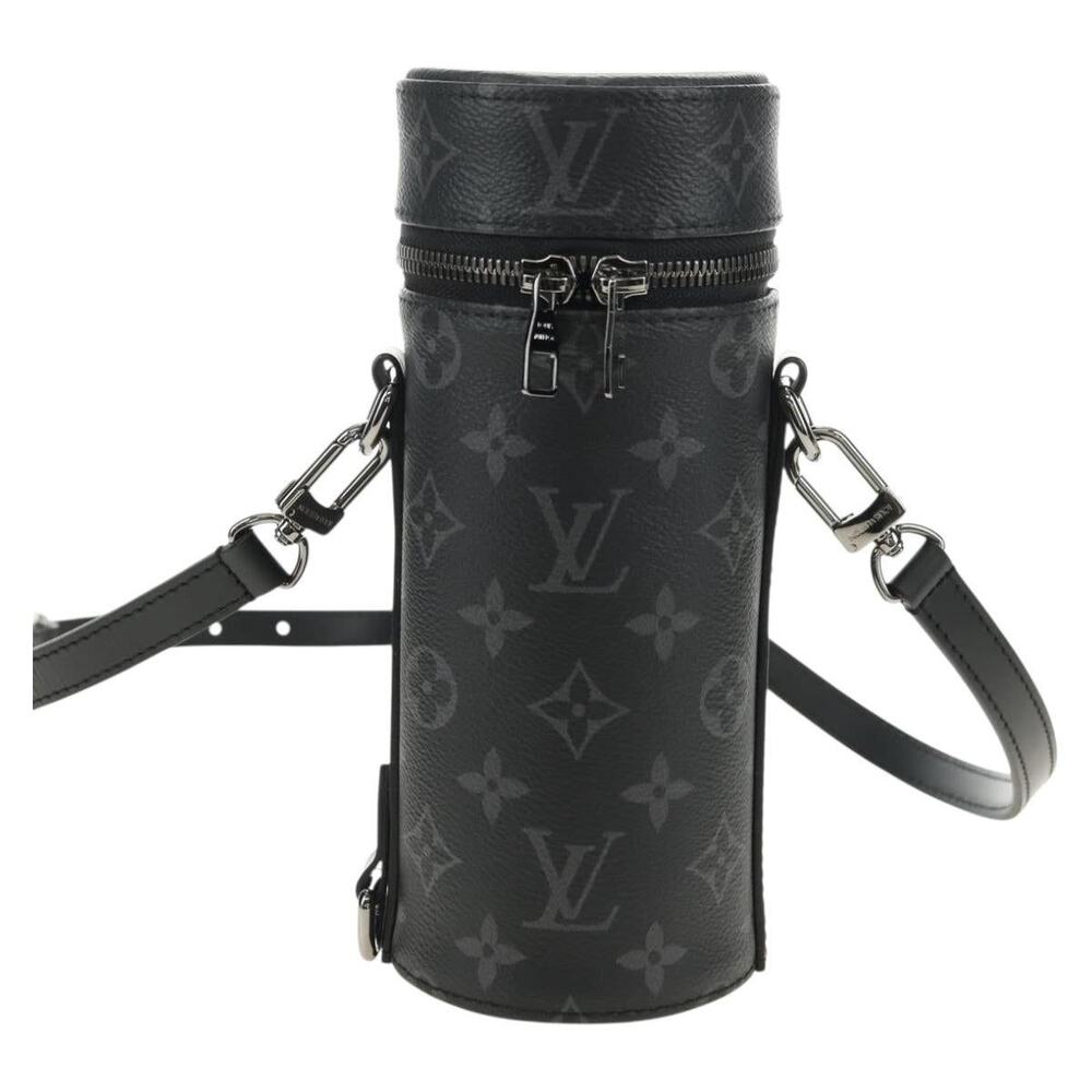 Louis Vuitton Monogram Eclipse Bottle Holder Shoulder Bag Black